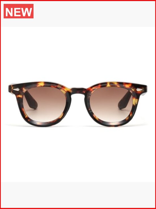 Round Sunglasses UV400 Protection Plastic Frame Unisex main image 6